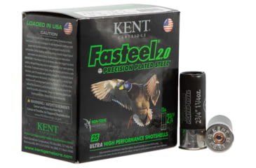 Image of Kent Cartridge K122FS364 Fasteel 2.0 12 Gauge 2.75 1-1/4 Oz 4 Shot 25 Bx/ 10 Cs