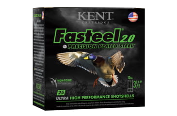 Image of Kent Cartridge Fasteel 2.0 12 Gauge 1-3/8 Oz 3.5in 4 Shot Shotgun Ammo, 25 Rounds, K1235FS40-4