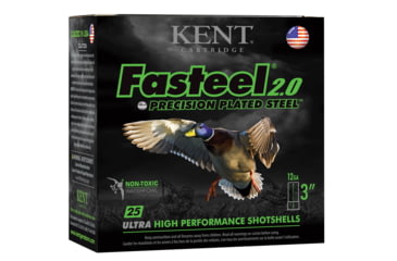 Image of Kent Cartridge Fasteel 2.0 12 Gauge 1-1/8 Oz 3in 6 Shot Shotgun Ammo, 25 Rounds, K123FS32-6