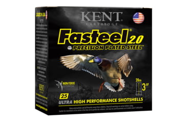 Image of Kent Cartridge K203FS283 Fasteel 2.0 20 Gauge 3 1 Oz 3 Shot 25 Bx/ 10 Cs