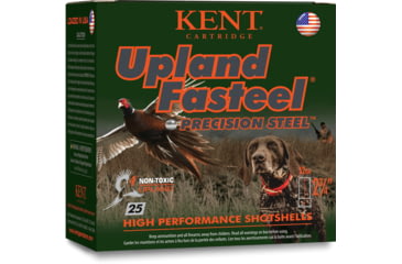 Image of Kent Cartridge Upland Fasteel Load 20 Gauge, 7/8oz, 2.75in, 5 Shot Size Centerfire Shotgun Ammo, 25 Rounds, K202US24-5