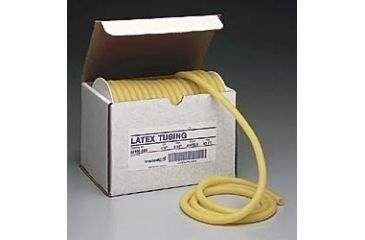 Image of Kent Elastomer Amber Latex Rubber Tubing 1606 50' Coil Length