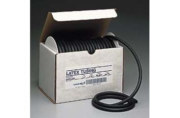 Image of Kent Elastomer Black Latex Rubber Tubing BL1004R 50' Reel Length