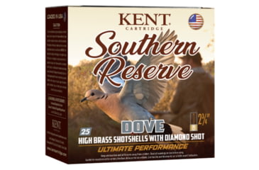 Image of Kent Southern Reserve Dove Load 20 Gauge 1 oz 2 3/4 in Shotgun Ammo, 7.5#, 25 Rounds, 1103091