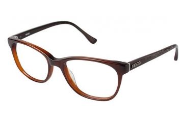 Image of Kenzo 2212 Bifocal Prescription Eyeglasses - Frame BROWN, Size 53/17mm KZ221202