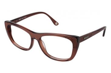 Image of Kenzo 2221 Single Vision Prescription Eyeglasses - Frame BROWN KZ222103