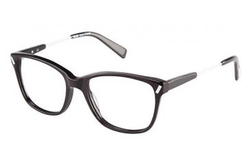 Image of Kenzo 2254 Progressive Prescription Eyeglasses - Frame BLACK/WHITE, Size 53/16mm KZ225401