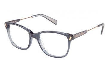 Image of Kenzo 2254 Progressive Prescription Eyeglasses - Frame GREY/GOLD, Size 53/16mm KZ225402