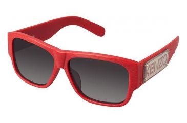 Image of Kenzo 3167 Progressive Prescription Sunglasses KZ316704 - Frame Color Matte Dark Red