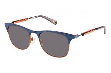 Image of Kenzo 3176 Bifocal Prescription Sunglasses KZ317604 - Frame Color Navytobacco