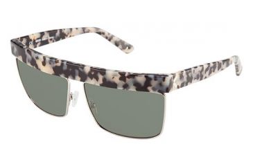 Image of Kenzo 3182 Sunglasses - Frame WHITE TORTOISE, Lens Color Grey Silver Mirror KZ318203