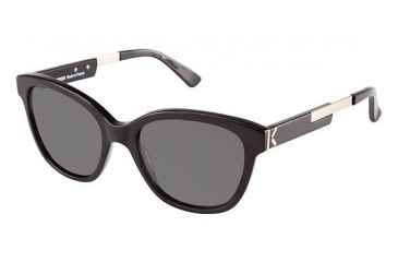Image of Kenzo 3189 Single Vision Prescription Sunglasses KZ318901 - Frame Color Black/Gold
