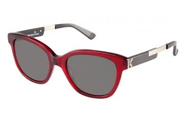 Image of Kenzo 3189 Single Vision Prescription Sunglasses KZ318902 - Frame Color Claret/black