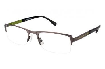 Image of Kenzo 4150 Progressive Prescription Eyeglasses - Frame GUNMETAL KZ415002