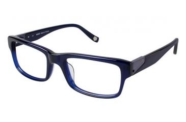 Image of Kenzo 4181 Progressive Prescription Eyeglasses - Frame BLUE, Size 54/19mm KZ418102