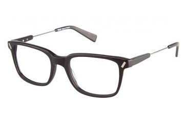 Image of Kenzo 4200 Progressive Prescription Eyeglasses - Frame BLACK/SILVER, Size 53/18mm KZ420001