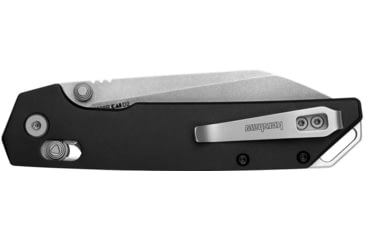 Image of Kershaw Iridium Folding Knife, 3.45in, D2 Steel, Reverse Tanto Blade, 6061-T6 Aluminum, Black Handle, 2038R