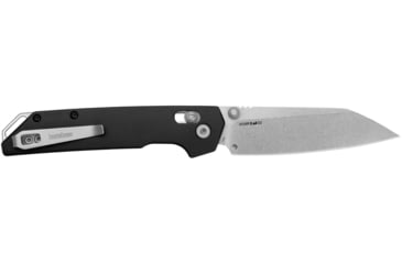 Image of Kershaw Iridium Folding Knife, 3.45in, D2 Steel, Reverse Tanto Blade, 6061-T6 Aluminum, Black Handle, 2038R