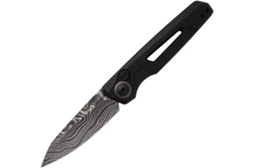 Image of Kershaw Auto Launch 11 Button Lock Automatic Folding Knife, 2.75in, CPM 154 Stainless, Black Oxide BlackWash, Drop Point Blade, Black Handle, 7550