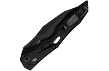 Image of Kershaw Auto Launch 13 Button Lock Folding Knife, 3.5in, CPM 154, Black Plain Wharncliffe Blade, Black 6061-T6 Aluminum Handle, 7650BLK