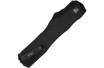 Image of Kershaw Livewire OTF Automatic Folding Knife by Matt Diskin, 3.3in, CPM MagnaCut, Black Spear Point Blade, Black Aluminum Handle, 9000BLK