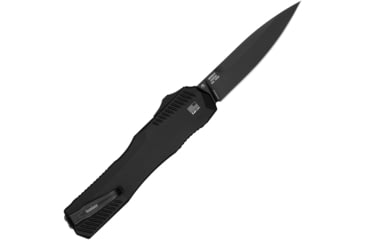 Image of Kershaw Livewire OTF Automatic Folding Knife by Matt Diskin, 3.3in, CPM MagnaCut, Black Spear Point Blade, Black Aluminum Handle, 9000BLK