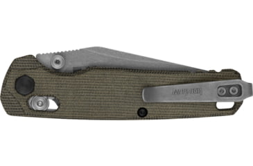 Image of Kershaw Bel Air Folding Knife, 3.05in, CPM MagnaCut Stainless Steel, Clip Point, Micarta, Olive Handle, 6106