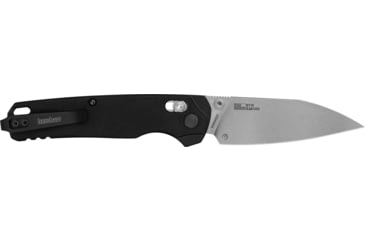 Image of Kershaw Bel Air XL, Folding Knife, 3.4 Reverse Tanto Blade, Plaine Edge, CPM MagnaCut Blade Steel, 7.95 Overall Length, DuraLock, Stonewashed Finish, Silver Blade, G10 Handle, Black, 6110