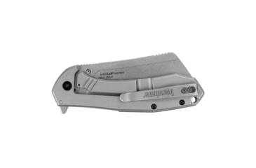 Image of Kershaw Bracket Assisted Folding Knife, 3.4in 8Cr13MoV Cleaver Blade, Glass-Filled Nylon Front/Stainless Steel Back Handle, 3455