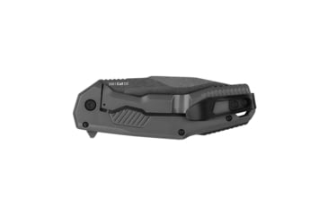 Image of Kershaw Cannonball Assisted Opening Folding Knife, 3.5 in, D2, Drop Point Blade, Stainless Steel, Stainless Steel Handle, 2061