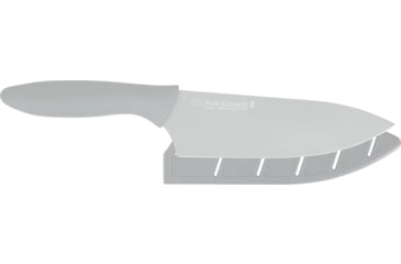 Image of Kershaw Komachi 2 Chef's Knife Kitchen Knife, 6in, Gray Coated Stainless Blade, Drop Point Blade, Polypropylene Gray Handle, AB5077