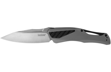 Image of Kershaw Collateral Folding Knife, 3.4in, 8Cr13MoV Blade Steel, Gray &amp; Black Handle, Frame Lock, 5500X
