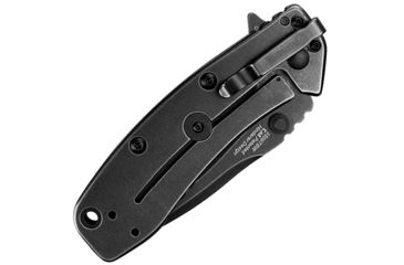 Image of Kershaw Cryo II, Blackwash Stainless Handle, Blackwash Tanto Plain K1556TBW