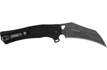 Image of Kershaw Dawnstar Folding Knife, 3.5 in, 8Cr13MoV, Plain, Black, Glass-filled nylon, 1423