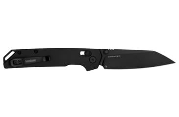 Image of Kershaw Iridium Folding Knife, 3.45in, D2 Steel, Reverse Tanto Blade, Aluminum, Black Handle, 2038RBLK