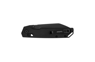 Image of Kershaw Iridium Folding Knife, 3.45in, D2 Steel, Reverse Tanto Blade, Aluminum, Black Handle, 2038RBLK