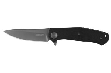 Image of Kershaw Concierge Folding Knife, 3.25in, 8Cr13MoV, Drop Point Blade, G10, Black Handle, Box, 4020