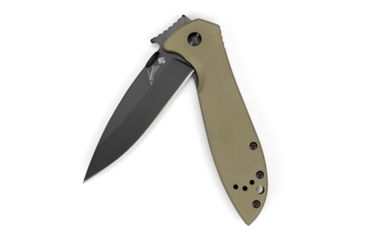 Image of Kershaw CQC-4K Folding Knife,3.25in,Coyote Brown G-10 Textured Handle 6054BRNBLK