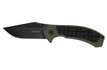Image of Kershaw Faultline Folding Knife, Black/Green, 8760