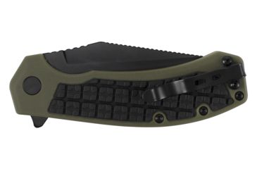 Image of Kershaw Faultline Folding Knife, Black/Green, 8760