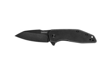 Image of Kershaw Gravel Assisted Opening Folding Knife, 2.5in, 8Cr13MoV, Drop Point Blade, Stainless Steel, Black Handle, 2065