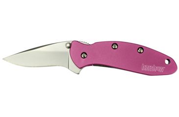 Image of Kershaw K.O. Chive, Pink Aluminum Handle, Plain K1600PINK