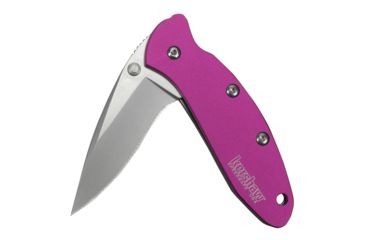 Image of Kershaw K.O. Chive, Pink Aluminum Handle, Plain K1600PINK