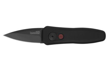 Image of Kershaw Launch 4 Automatic Folding Knife, 1.9in CPM 154 Spear Point Blade, Cerakote Finish, Black Aluminum Handle, 7500BLK