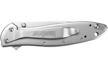Image of Kershaw Leek Assisted Opening Folding Knife, 3 in, 14C28N, Drop Point Blade, 410 Stainless Steel Handle, Box, 1660