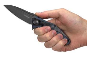 Image of Kershaw Natrix Folding Knife, 3.25 in, 8Cr13MoV, Drop Point, Titanium Carbo-Nitride Coated Blade, G10, Carbon Fiber Handle, 7007CFX