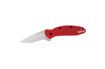 Image of Kershaw Scallion Cutting Knife, 2.28in. Blade, Partially Serrated, Stainless Steel 1620RDKER