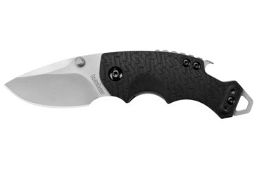 Image of Kershaw Shuffle Folding Knife, 2.4 in, 8Cr13MoV, Drop Point Blade, Glass-Filled Nylon, Black Handle, Box, 8700