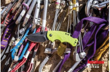 Image of Kershaw Shuffle Folding Knife, 2.4in Blackwash Plain w/Clip, Lime Glass-Filled Nylon w/K-Texture Grip Handle, Box, K8700LIMEBW