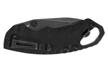 Image of Kershaw Shuffle II Folding Knife, 2.6 in, 8Cr13MoV, Blackwash, Tanto Blade, Glass-Filled Nylon, Black Handle, 8750TBLKBW